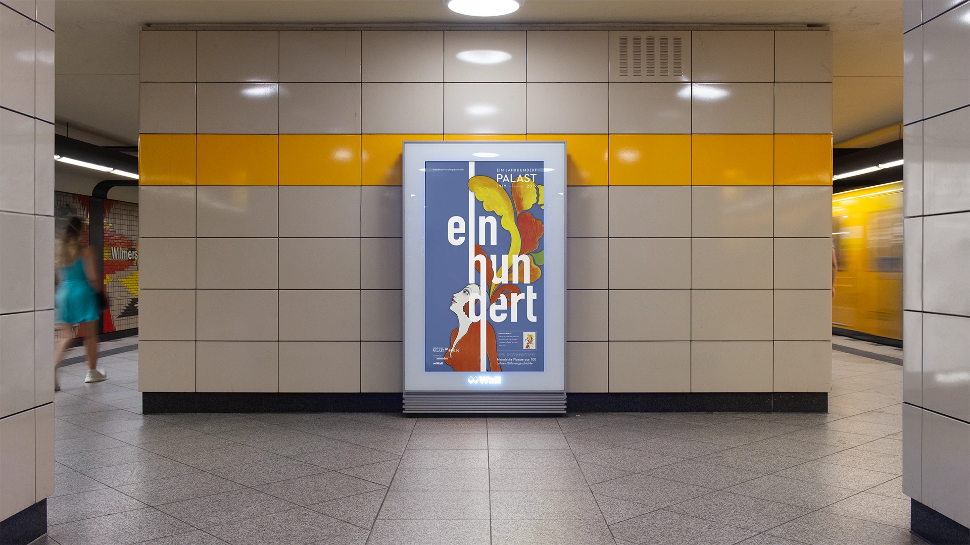 Ein Bild zeigt ein Key Visual 100 Jahre Palast des Friedrichstadt-Palast Berlin.