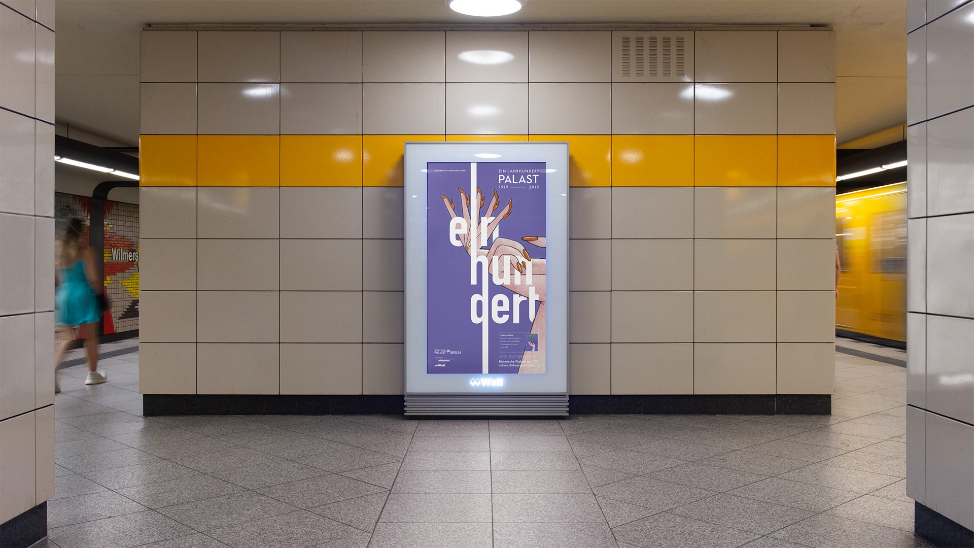 Ein Bild zeigt ein Key Visual 100 Jahre Palast des Friedrichstadt-Palast Berlin.