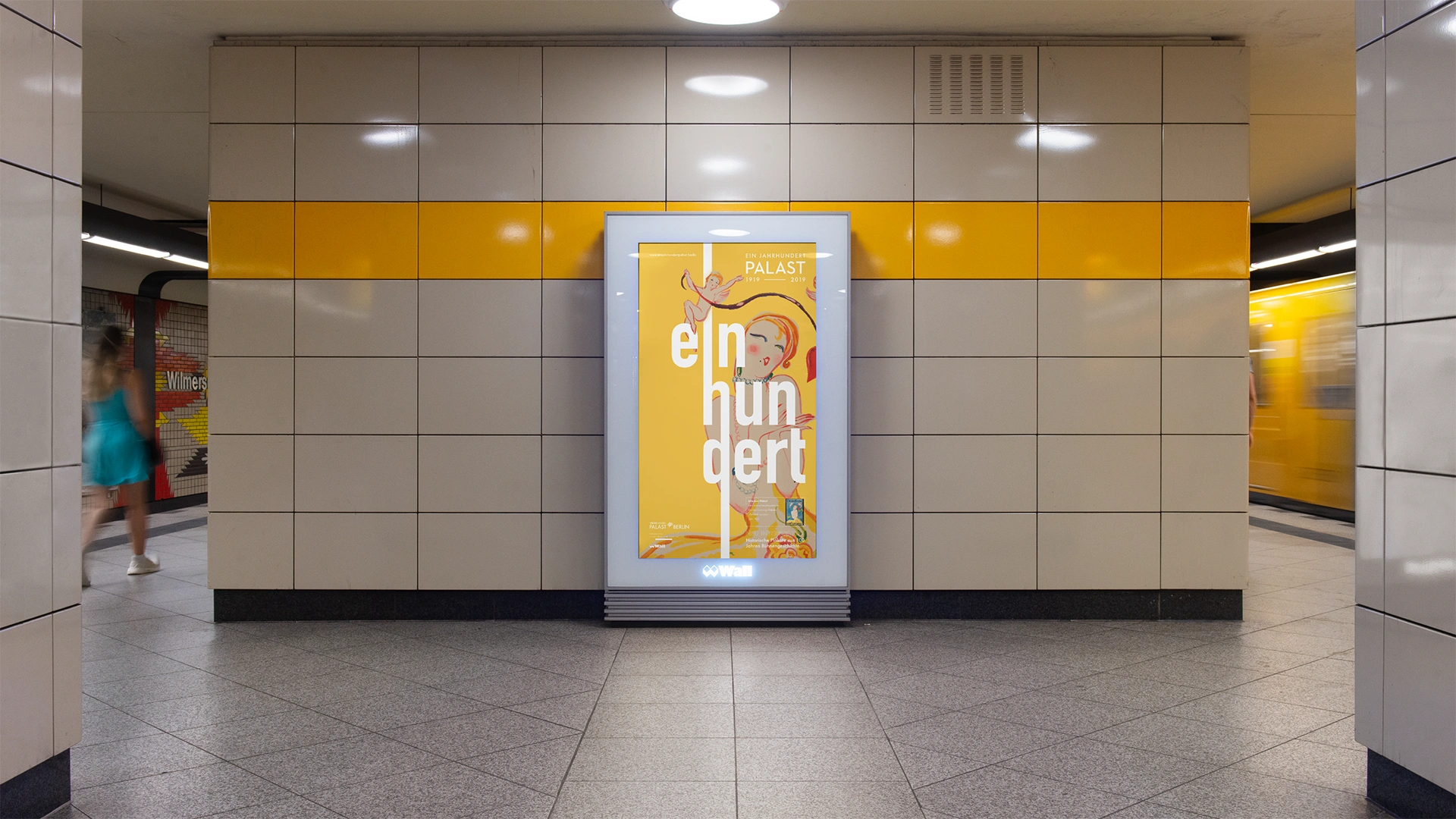 Ein Bild zeigt ein Key Visual 100 Jahre Palast des Friedrichstadt-Palast Berlin.