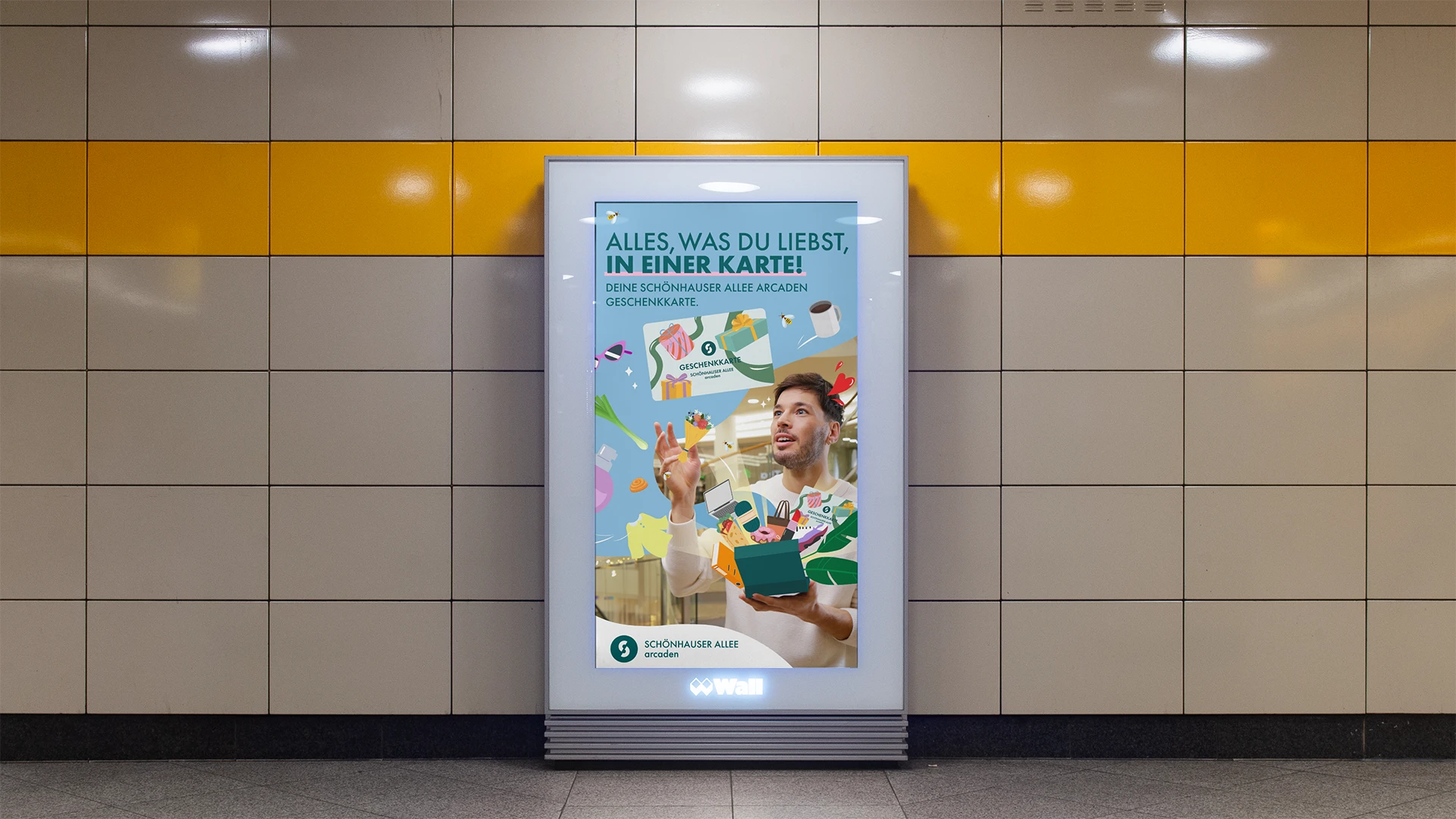 Geschenkkarte Kampagne 25 Jahre Schönhauser Allee Arcaden 