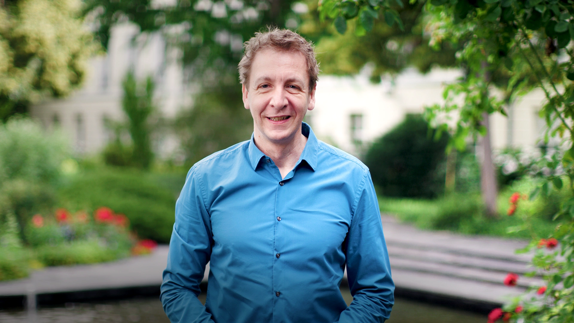 Ein Bild zeigt Marco Seiffert am Jubiläum 