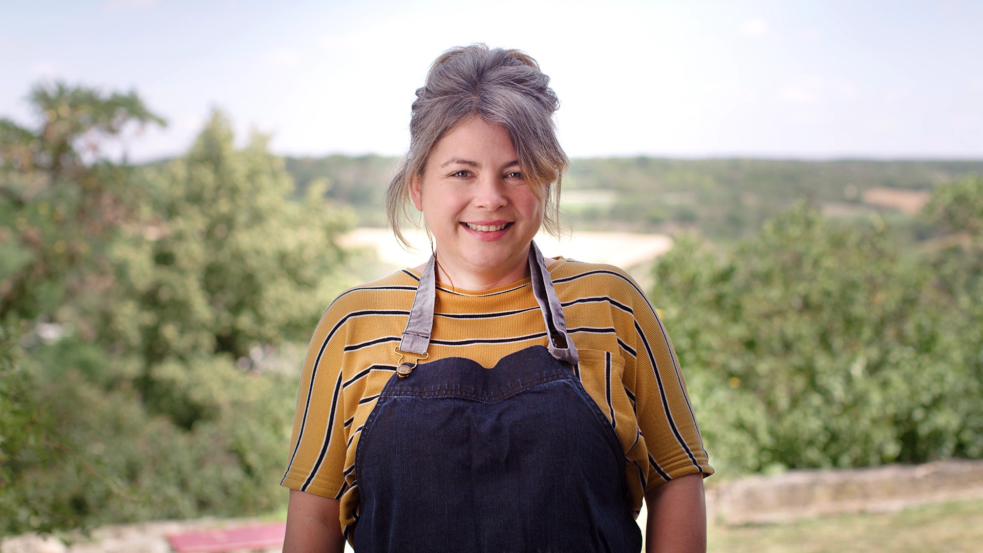 Ein Bild zeigt Maria Groß am Jubiläum 