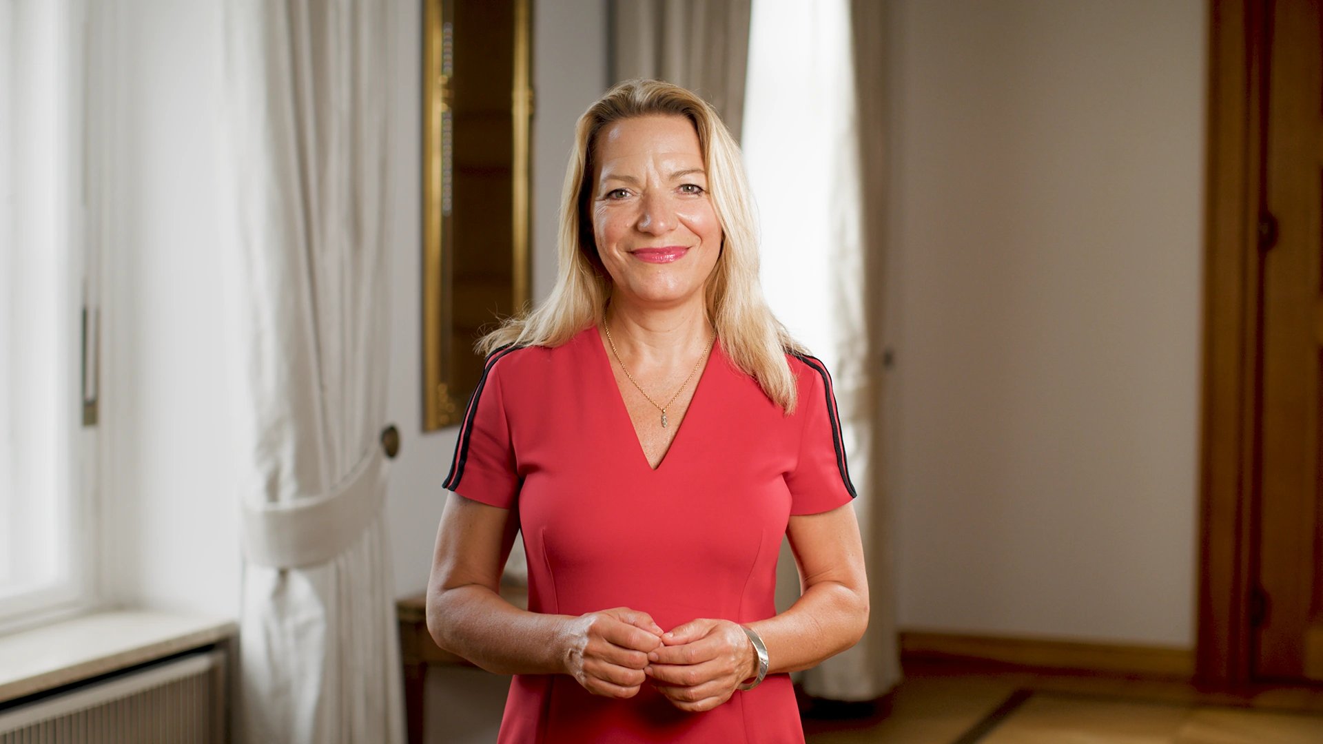 Ein Bild zeigt Prof. Dr. Antje Boetius am Jubiläum 