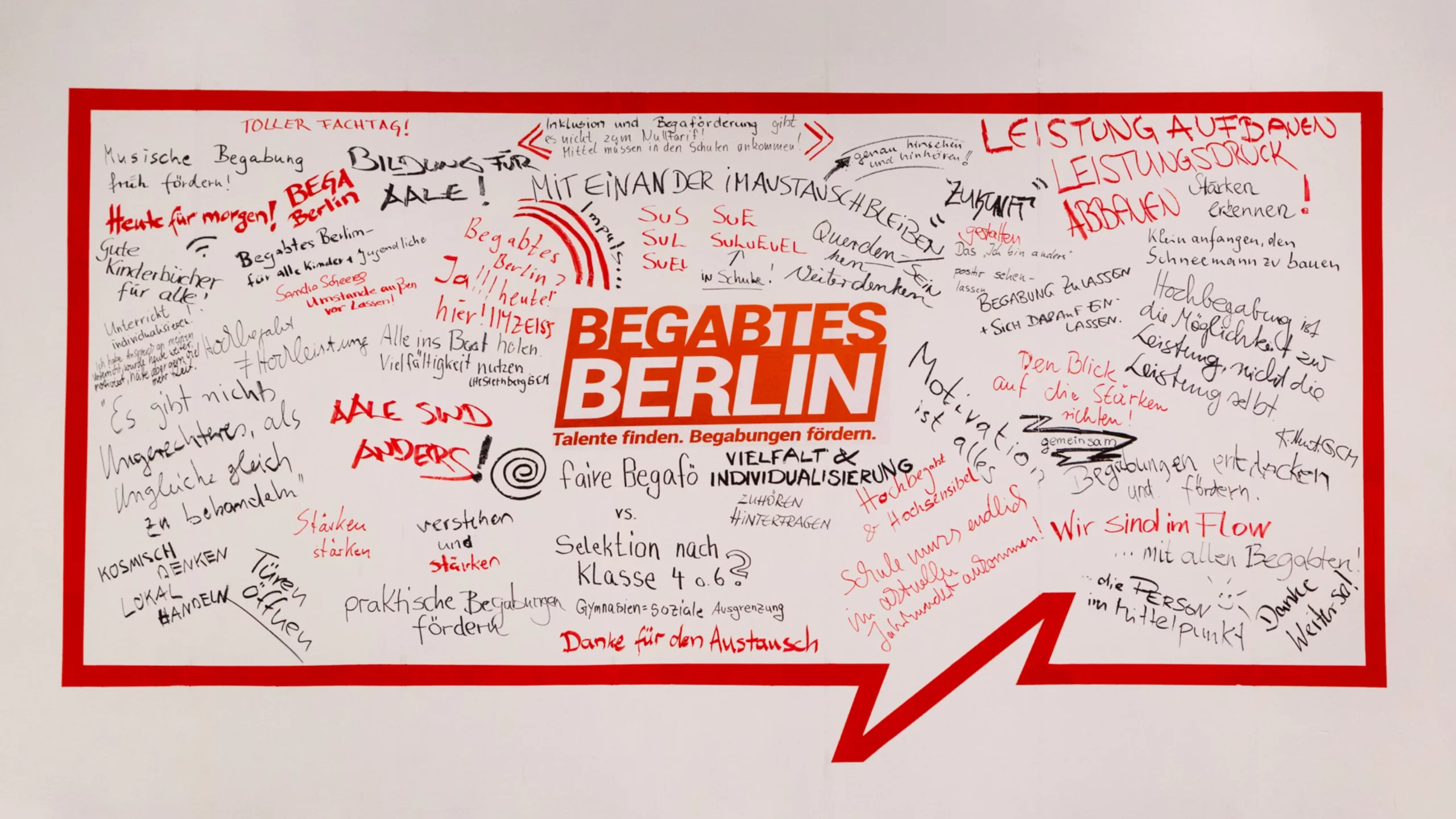 Ein Bild zeigt ein Plakat am 