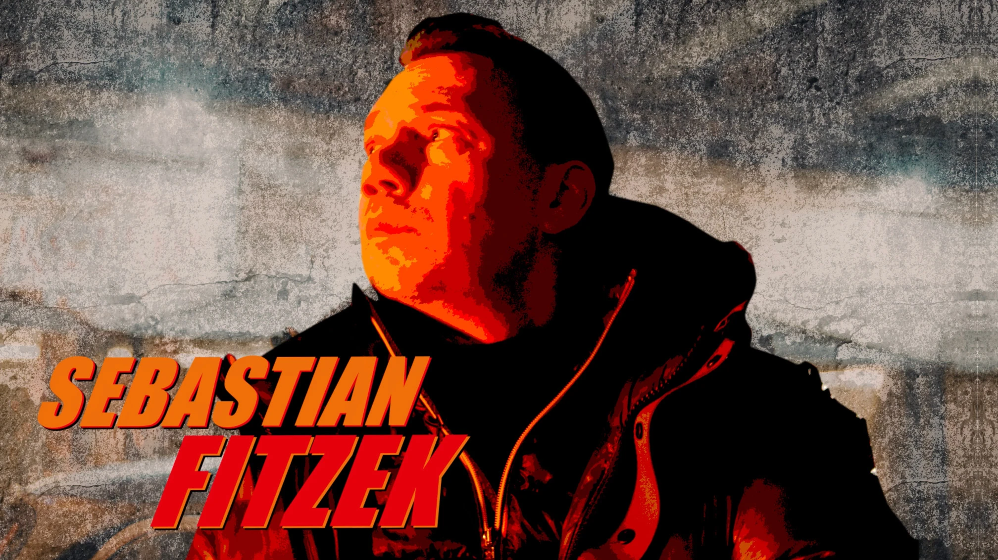 Ein Bild zeigt Sebastian Fitzek für das Cover des Buches „Schreib oder Stirb“ Der Buchraub! von Sebastian Fitzek und Micky Beisenherz.