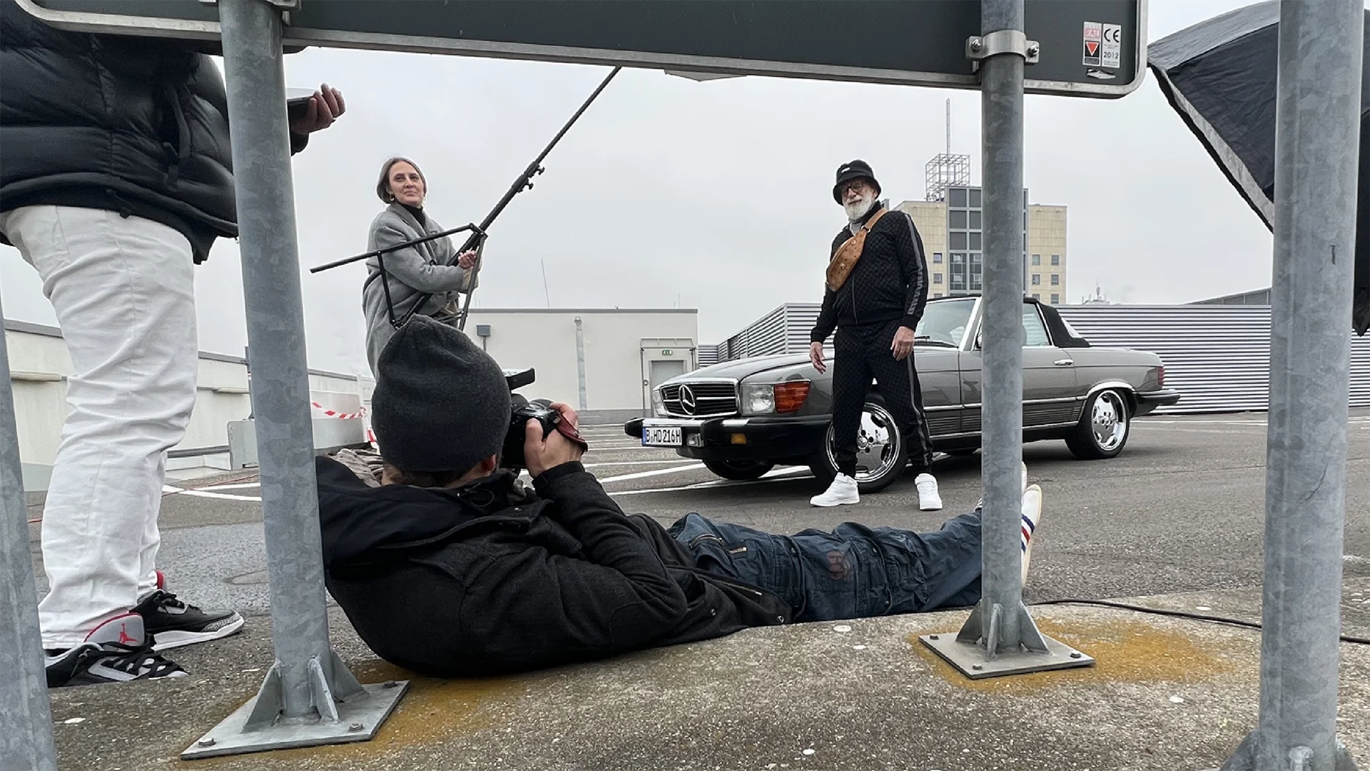 Ein Bild zeigt einen Ausschnitt eines Videodrehs für die Erlebniswelt Spandauer Arcaden in Berlin.